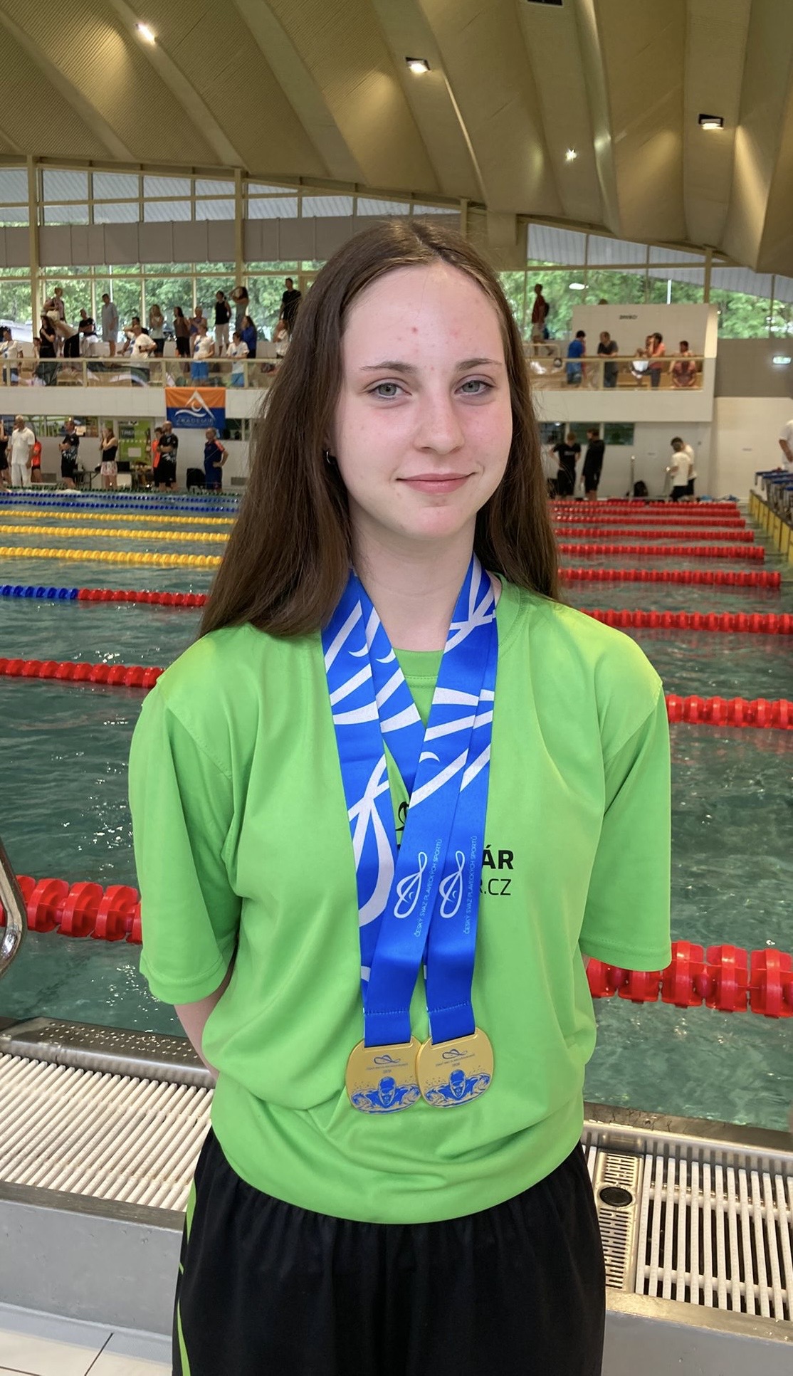 Barbora Brabcová na Letním MČR juniorů v Ústí nad Labem
